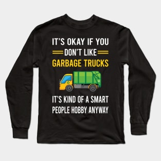 Smart People Hobby Garbage Truck Trucks Long Sleeve T-Shirt